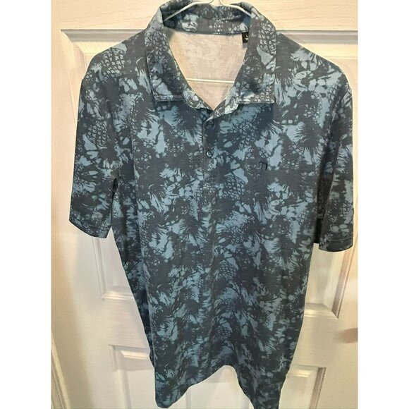 TravisMathew Men's Polo Shirts Lot of 3 L Leaf & Floral Patterns Short Sleeves - Picture 8 of 13